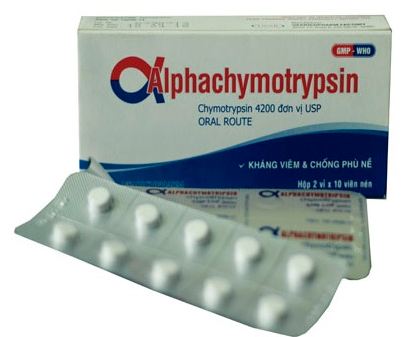 Cách dùng thuốc Alpha chymotrypsin®