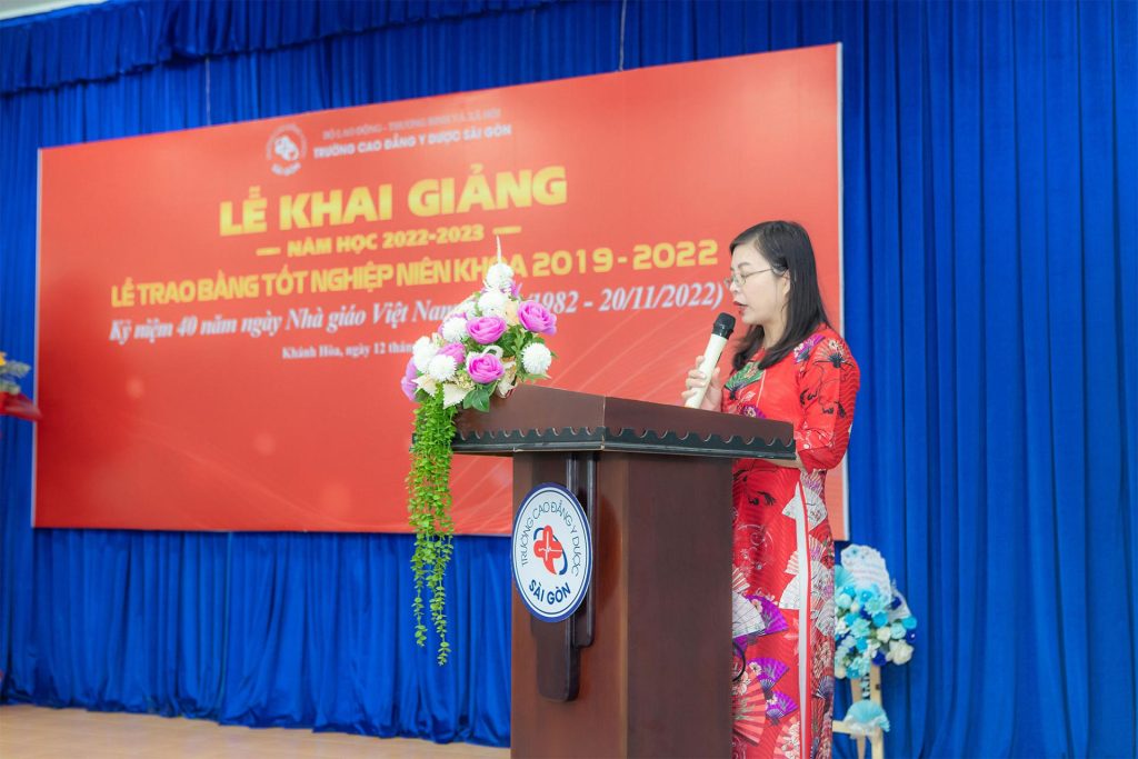 Cô ThS Nguyễn Thị Nhàn - Phó hiệu trưởng Nhà trường